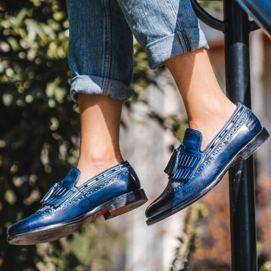 Klassische Quasten-Loafer